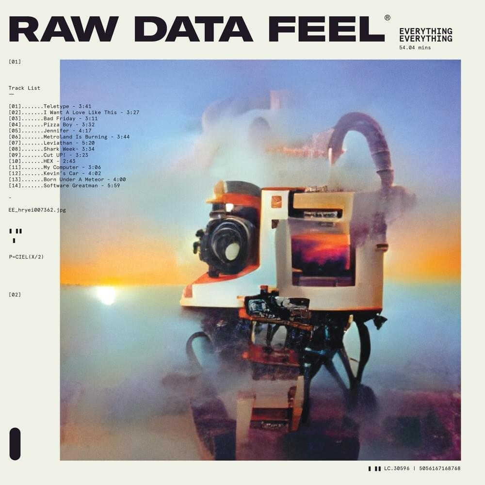 paroles Everything Everything Raw Data Feel