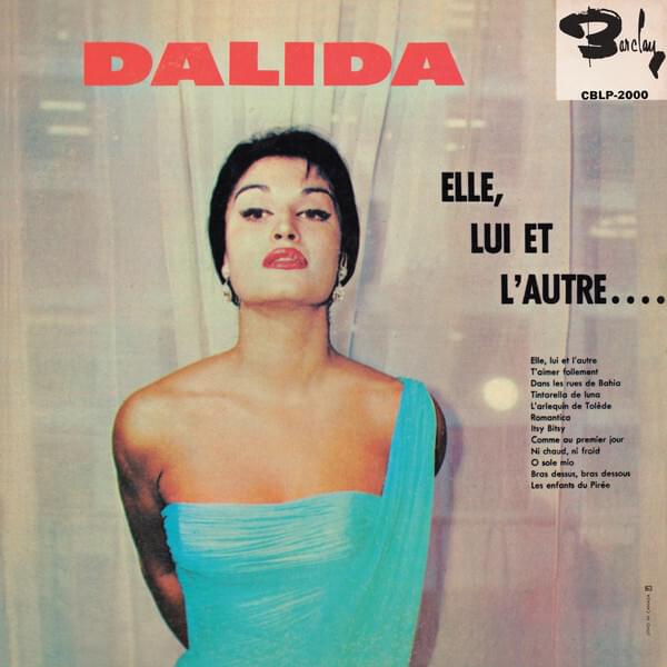 paroles Dalida T'aimer Follement