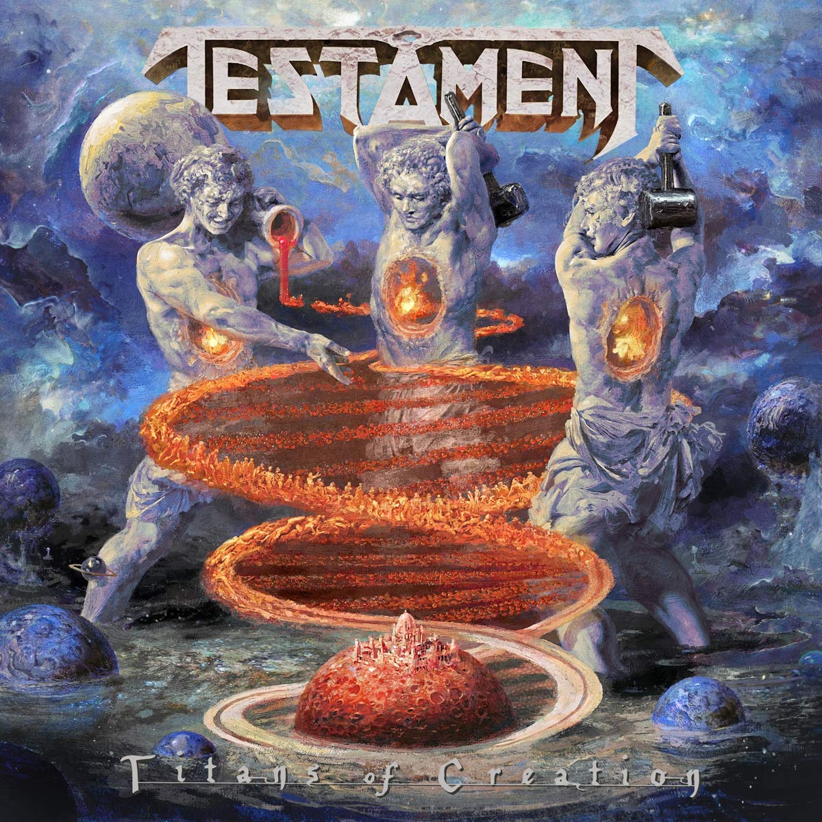 paroles Testament Titans of Creation