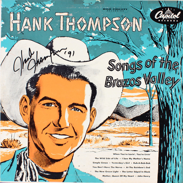 paroles Hank Thompson Letter Edged In Black