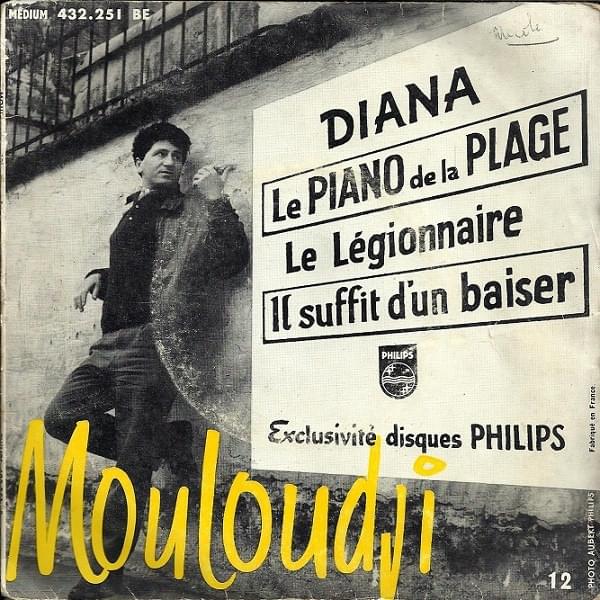 paroles Mouloudji Le piano de la plage