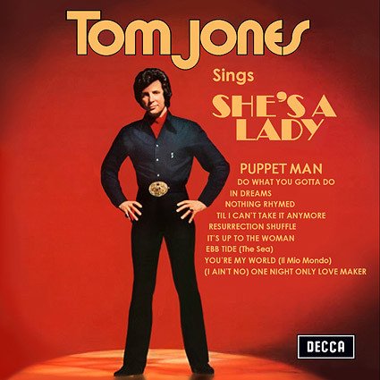 paroles Tom Jones She's a Lady