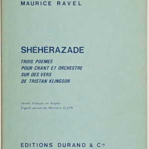 paroles Maurice Ravel L'indifférent