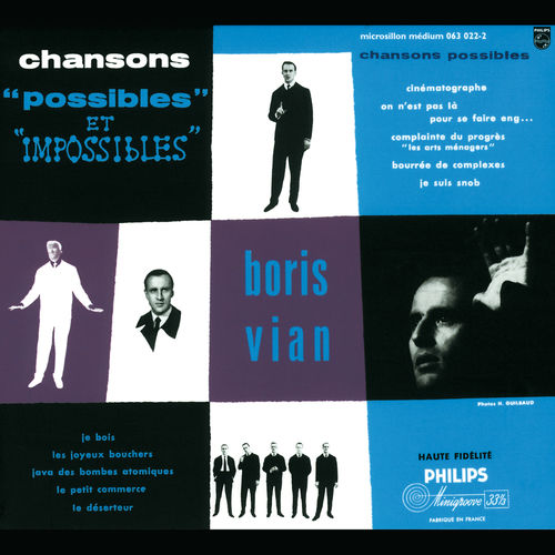 paroles Boris Vian Je Bois