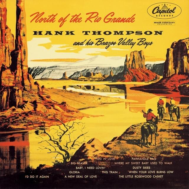 paroles Hank Thompson When Your Love Burns Low