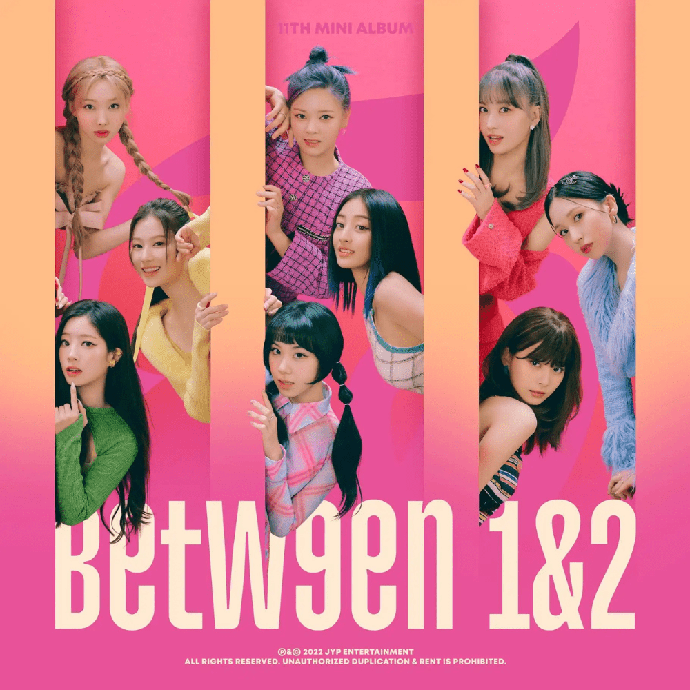 paroles TWICE BETWEEN 1&2