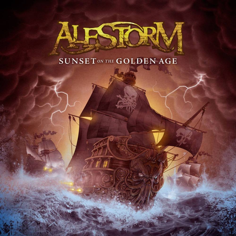 paroles Alestorm Sunset on the Golden Age